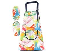 Grembiule per bambini, bavaglino impermeabile, regolabile, per bambini da 2 | Grembiuli da pittura per bambini, per cucinare in asa, giardino, cucina, esterno, scuola, asilo