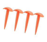 Grembiule per Drone in Plastica, Tappetino di Atterraggio, Set di Chiodi a Terra, Asta Fissa di Supporto, con Chiodo Antivento per stabilità, 4 Pezzi