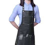 Grembiule per parrucchieri, grembiule impermeabile in pelle PU, abbigliamento di sicurezza per fioristi, artisti, truccatori, toelettatori di animali, baristi, negozi e professionisti dello styling