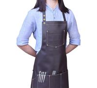 Grembiule per parrucchieri, grembiule impermeabile in pelle PU, abbigliamento di sicurezza per fioristi, artisti, truccatori, toelettatori di animali, baristi, negozi e professionisti dello styling