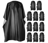 Grembiule per taglio di capelli, mantello da barbiere per parrucchieri, mantello da barbiere per donne e uomini, mantella da barbiere per taglio di capelli, mantella impermeabile con chiusura a