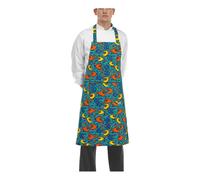 Grembiule Pettorina Bip Apron Shark Celeste in Cotone - Egochef - Bar