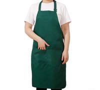 Grembiule protettivo da chef con tasche, adatto per varie attività di cucina e artigianato, realizzato con materiali sicuri (verde)