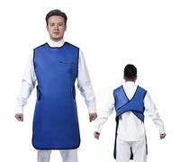 Grembiule Protettivo In Piombo Per Raggi X, Riutilizzabile, Materiale In Gomma Al Piombo, Chiusura Regolabile Del Camice In Piombo Per Radiografo(Blue/0.5mmPb,M)