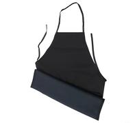 Grembiule resistente impermeabile e oleorepellente in pelle PVC per applicazioni in cucina e officina, con materiale morbido resistente alle pieghe e comodo supporto per il collo (marrone M)