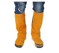 Grembiule Saldatore, Cuoio in pelle Fiama di saldatura Spats Spazzate Scarpe protettive Copertura for protezione for protezione Sicurezza Coperchi di scarpe strumenti for utensili