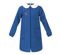 Grembiule Scuola Bambina SIGGI 33GR4075 Ragazza Che Balla Zip, Bluette 10