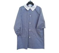 Grembiule scuola bambino Andy&Gio' 90003 Quadretti Blu/Bianco