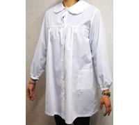 GREMBIULE SCUOLA BIANCO, DIVISA SCOLASTICA BIANCA, BAMBINO/A ASILO, ELEMENTARI