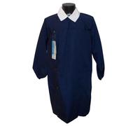 Grembiule Scuola Blu Bambino Ambrosino Nicola Blu scuro abbottonatura laterale