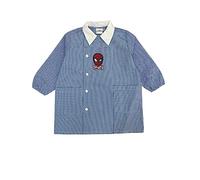 Grembiule scuola materna asilo Spiderman per bambino (Quadri cielo HU6742, 55-4 ANNI / 104 CM)