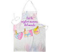 Grembiule sei la miglior mamma del mondo auguri mamma