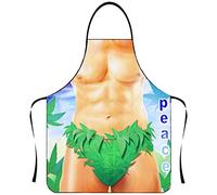 Grembiule Sexy da Cucina Grembiule Barbecue Uomo, Grembiule Sexy da Cucina, Grembiule da Barbecue, Party, 3D Uomo Muscoloso Grembiule da Barbecue Divertente Grembiule Feste Giardino per Uomo (G, A)