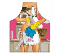 GREMBIULE SEXY DONNA PER FESTE ADDIO AL NUBILATO ACCESSORI SCHERZI DIVERTENTI