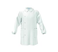 Grembiule Siggi Bianco Bimbo Scuola materna 1961 senza disegno