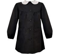 siggi Grembiule Scuola ELEMENTARE Bimba (Nero, 11A-146CM)