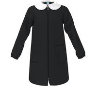 Grembiule siggi scuola femmina nero zip senza ricamo