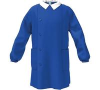 Grembiule siggi scuola maschio blu bottoni senza ricamo