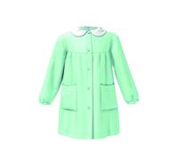 Grembiule Siggi scuola materna Bimba Verde senza disegno 2887