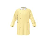 Grembiule Siggi scuola materna Bimbo Giallo senza disegno 1961 abb. laterale