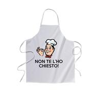 Grembiule stampato chef non te l'ho chiesto Divertente Idea Regalo Grembiuli Simpatici Con Stampa
