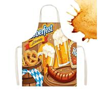 Grembiule tedesco - per feste Stampe del Festival della Birra | Costume da grembiule per festa tedesca - per uomini donne coppie Cosplay BBQ Cucinare Cuocere, 11, Consulte la descripción