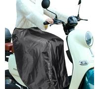 Grembiule universale per scooter, tappetino per gambe, protezione antivento, impermeabile e resistente al freddo, nero