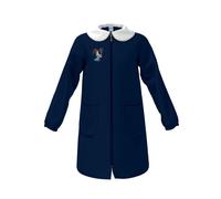 Grembiule zip bambina scuola elementare Siggi blu Tennista