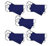 Grembiuli corti con 3 tasche grandi - 100% cotone, colore blu navy, set di 10 - Grembiuli in vita per casa, bar, cucina, ristorante, hotel - Cameriera e mezzo grembiule per uomo e donna