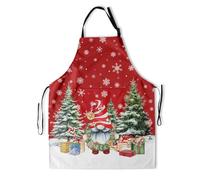 Grembiuli Cucina Natalizi, Grembiule Divertente Natale, Grembiule da Cucina Regolabili Impermeabile, per Donne e Uomini, per Dolci, Barbecue, Feste di Natale e Regali Divertenti Natalizi (C)
