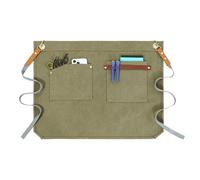 Grembiuli da donna per cameriere, per , per servire la pulizia, con tasche per servire , casa, pub, caffetteria, ristorante, appartamento, fattoria, camerieri, Verde, Refer to