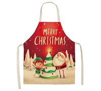 Grembiuli da forno natalizi, grembiule da Babbo Natale da uomo - Grembiuli stile natalizio | Grembiule decorato natalizio, grembiuli per adulti, forniture da cucina per adulti, 25,5X20,8 pollici per p