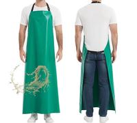 Grembiuli in Gomma Spessa, Impermeabile per Uomo Donna, 130 x 90 cm | Grembiule da Lavoro Taglia Grande Regolabile, Resistente all'olio e ai prodotti chimici, per Cucina, Lavapiatti, Giardinaggio