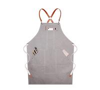 Grembiuli per uomo, Grembiule portautensili con tasche for officina falegnameria saldatura multicolore XL(Gray)