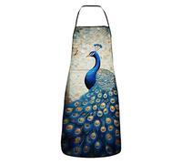 Grembiuli Pittura Ad Acquerello Di Pavone Lavabile In Lavatrice Grembiule Senza Odore Apron Per Party Bar Barbecue