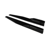 Grembiuli Spoiler Diffusore Paraurti Gonna Laterale Auto Per Serie F20 F21 F30 F35 E90 E91 E92 E93 G30 G38 X1 X2 X3 M2 M3 M4(Nero lucido)