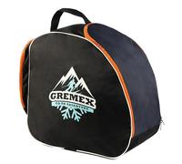 GREMEX borsa per scarponi da sci con casco - borsa impermeabile con scomparto per casco - borsa per scarponi da sci e casco - zaino con scomparto per casco e cuciture in titanio