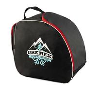 GREMEX borsa per scarponi da sci con casco - borsa impermeabile con scomparto per casco - borsa per scarponi da sci e casco - zaino con scomparto per casco e cuciture in titanio