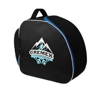 GREMEX borsa per scarponi da sci con casco - borsa impermeabile con scomparto per casco - borsa per scarponi da sci e casco - zaino con scomparto per casco e cuciture in titanio