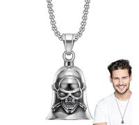 Gremlin Bells per moto Angelo custode campana per moto | Campana Gremlin multiuso con teschio campane hip-hop per motociclisti, campane da portiere di moto per borse, biciclette