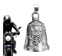 Gremlin, campanelle per moto, ciondolo a forma di angelo portafortuna, con anello portachiavi, per equitazione per donne e uomini