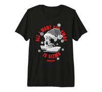 Gremlins all I Want for Christmas Is Gizmo Maglietta Premium