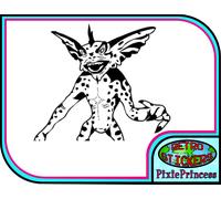 Gremlins Gizmo Mogwai E Adesivo Vinile Grande Auto Muro Art Poster Finestra Film