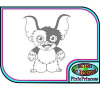 Gremlins Gizmo Un Adesivo Vinile Auto Grande Poster Arte Murale Camera Film