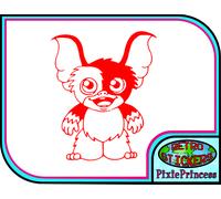 Gremlins Gizmo Un Adesivo Vinile Auto Grande Poster Arte Murale Camera Film