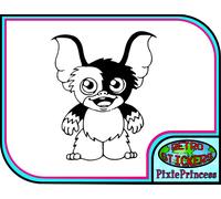 Gremlins Gizmo Un Adesivo Vinile Auto Grande Poster Arte Murale Camera Film