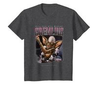 Gremlins Montage Maglietta, Bambini, Grigio Scuro, 12 Anni