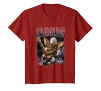 Gremlins Montage Maglietta, Bambini, Mirtillo Rosso, 12 Anni