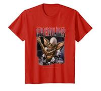Gremlins Montage Maglietta, Bambini, Rosso, 12 Anni