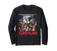 Gremlins Movie Poster Mogwai Mix Maglia a Manica